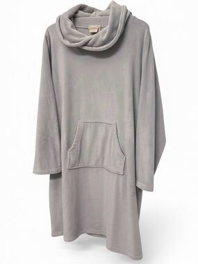 Softies Snuggle Lounger 2X/3X Light Blue Oprah Favorite Cozy Lounge Dress